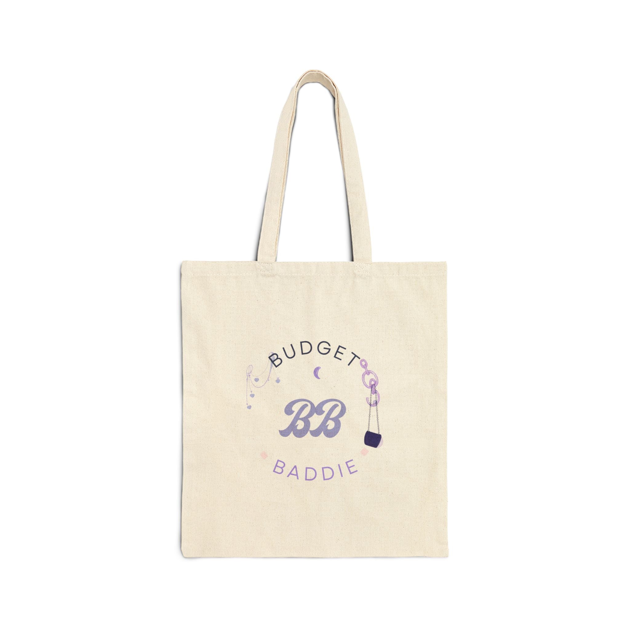 BUDGET BADDIE CANVAS TOTE BAG