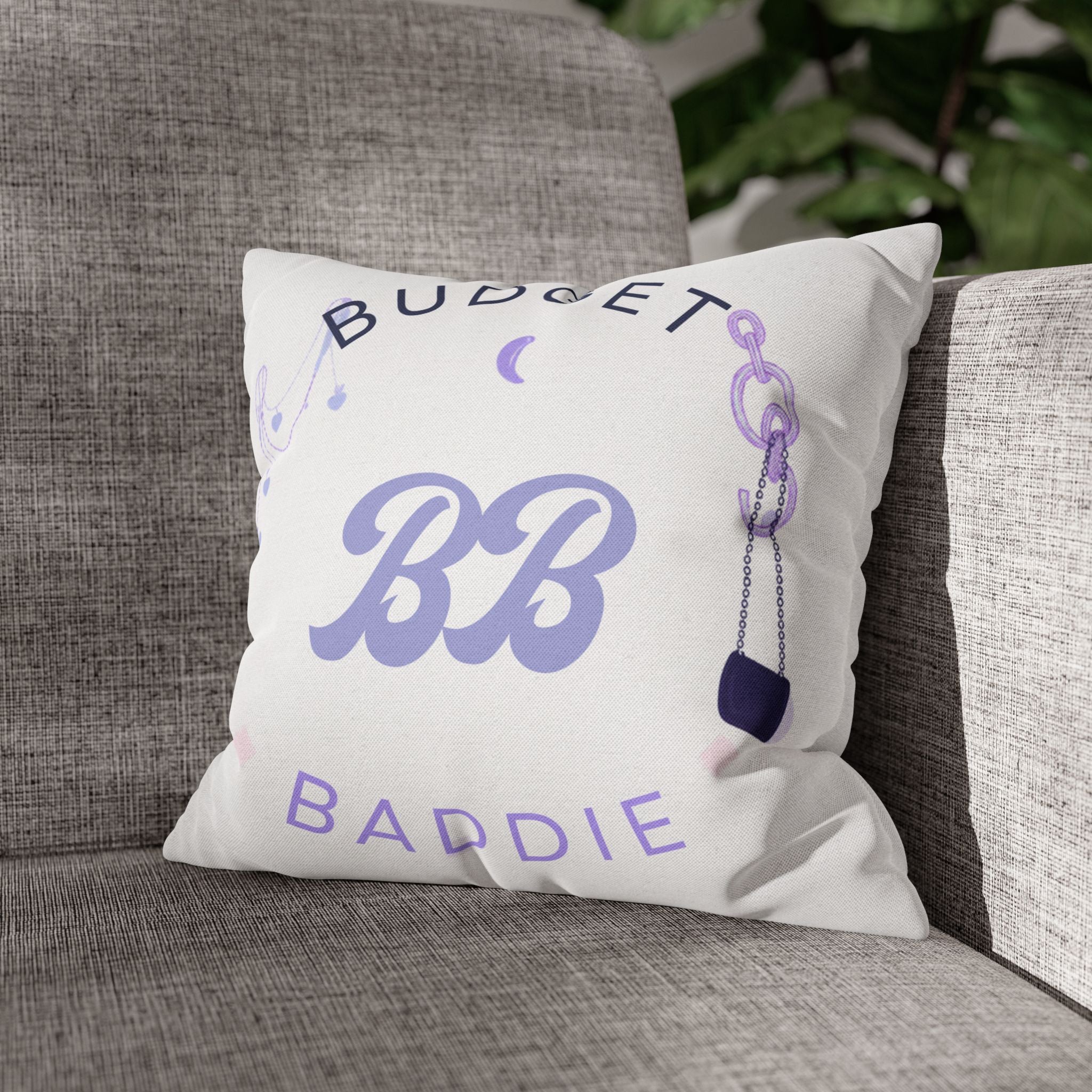 BUDGET BADDIE DECORATIVE PILLOWCASE