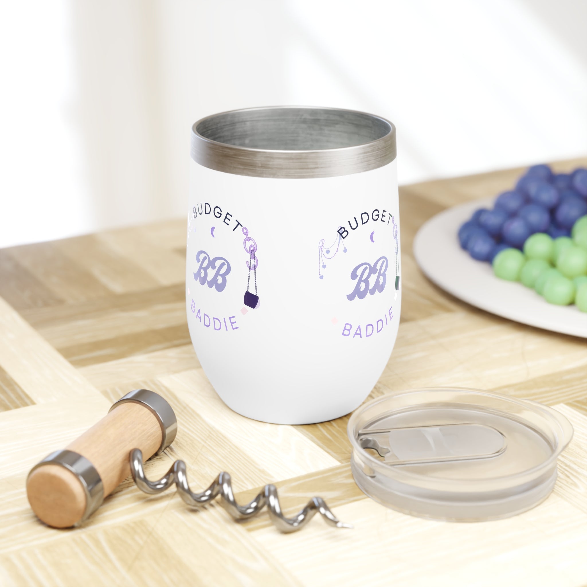 BUDGET BADDIE WINE TUMBLER