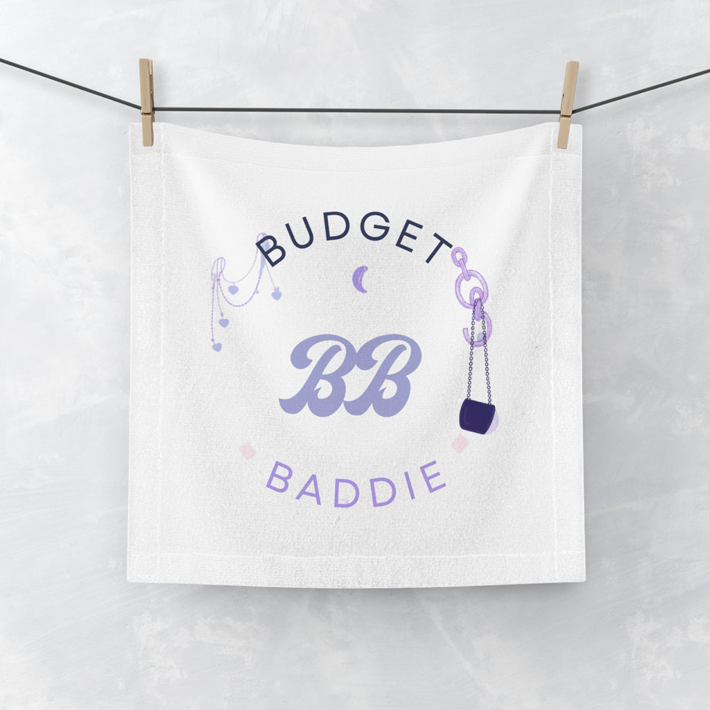 BUDGET BADDIE FACE TOWEL