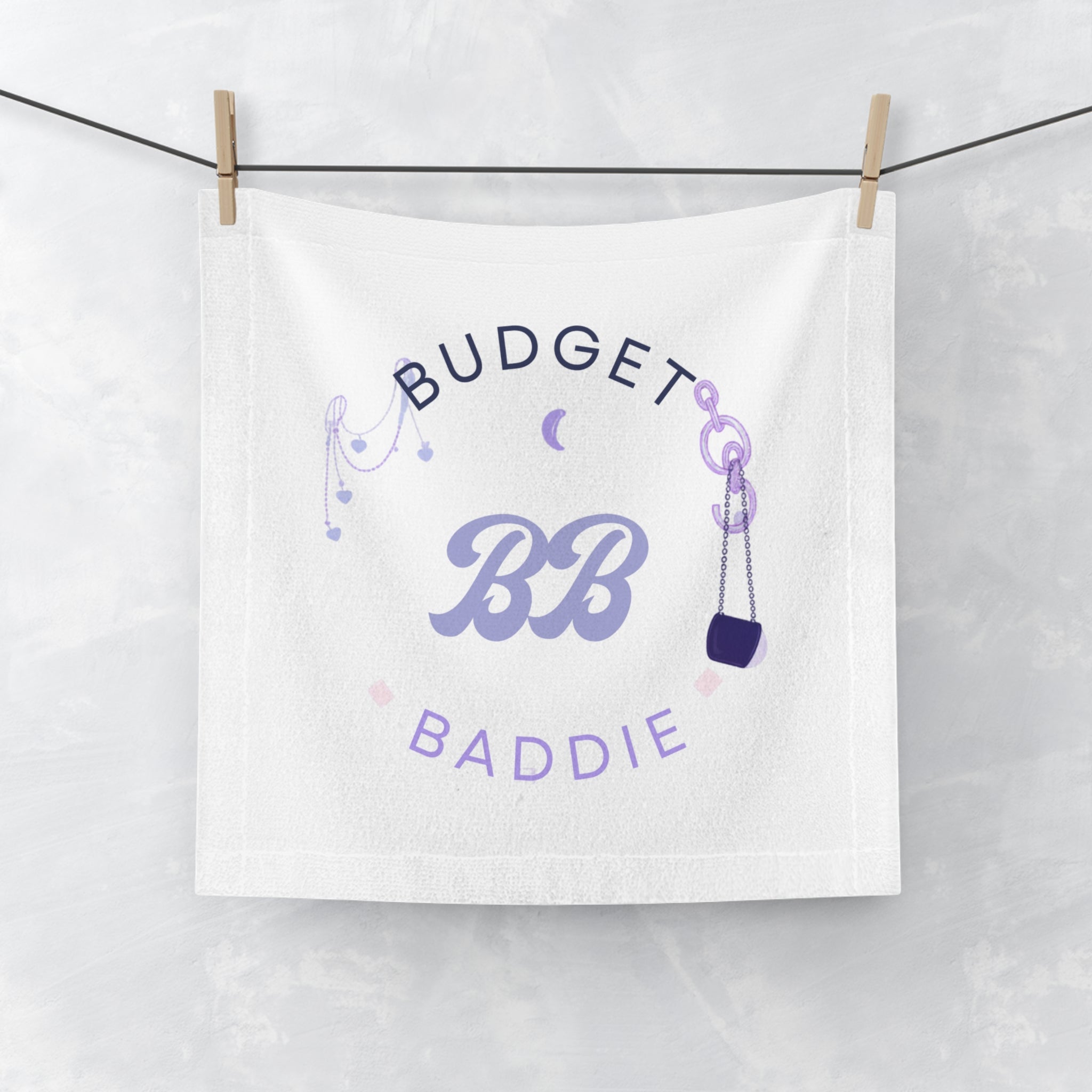 BUDGET BADDIE FACE TOWEL